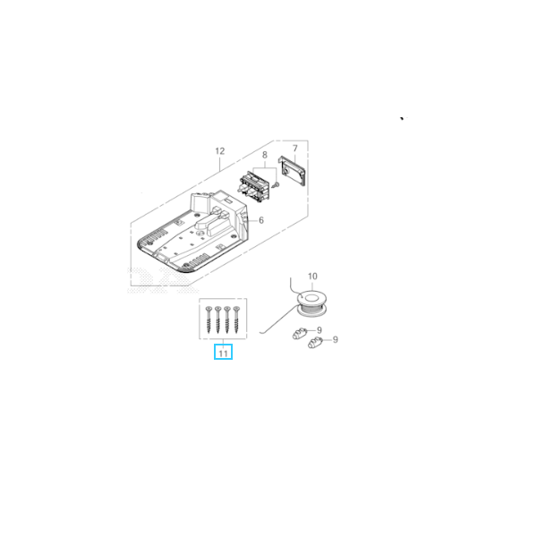 Cheville de station charge tondeuse robot  HONDA