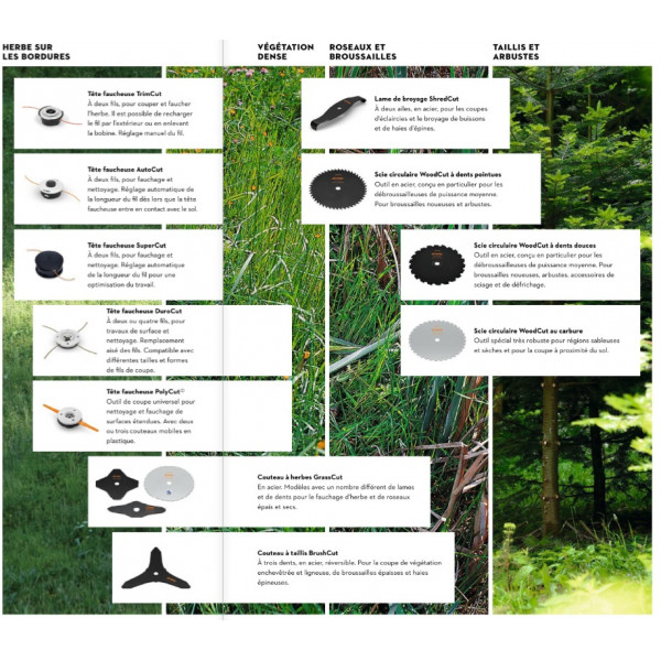 Choisir le bon outil de coupe STIHL