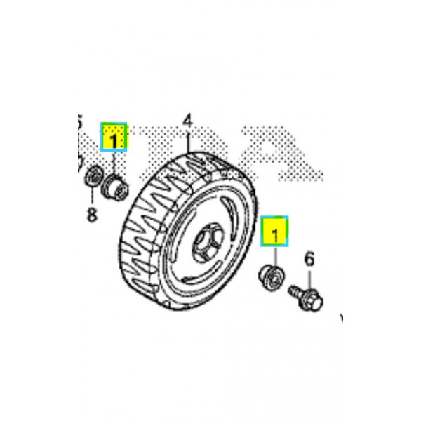 Bagues De Roues Av 42716-VH3-R11 tondeuse HONDA