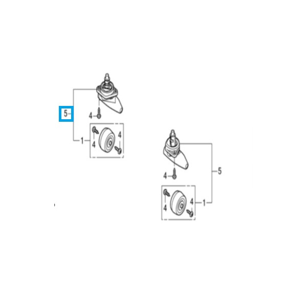 ENS. ROULETTE, AV. 80055Y0E003 HONDA