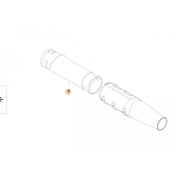 Tube de soufflage BA027015400 STIHL