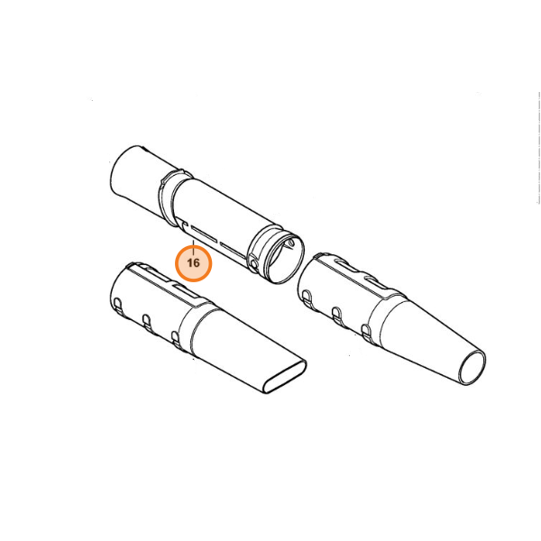 Tube de soufflage 48667015400 STIHL