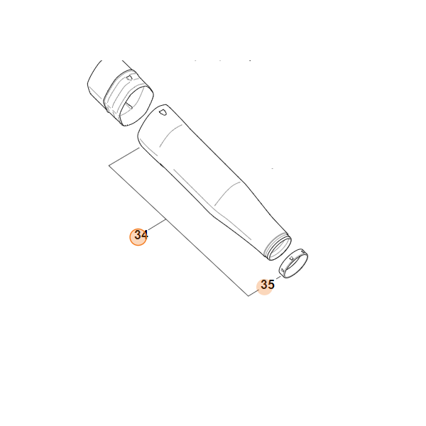 Buse ronde BA017106201 STIHL