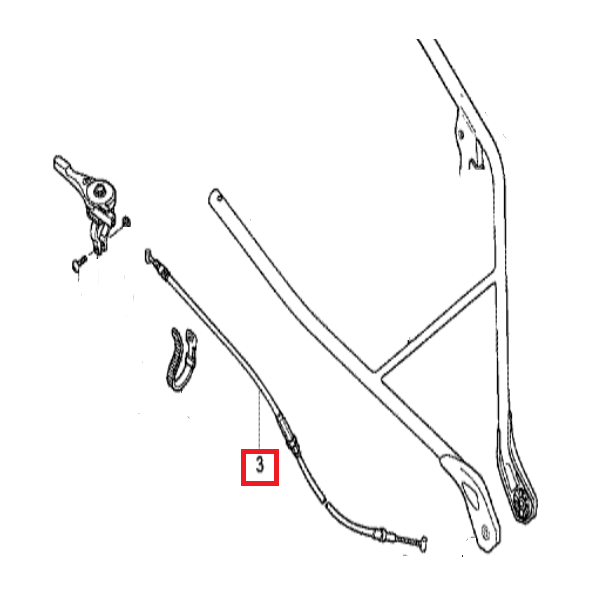 CABLE COMP. ACCELERATEUR 17910734L60 HONDA