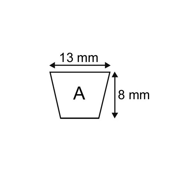 Courroie transmission A34 CASTELGARDEN HONDA ISEKI STIGA