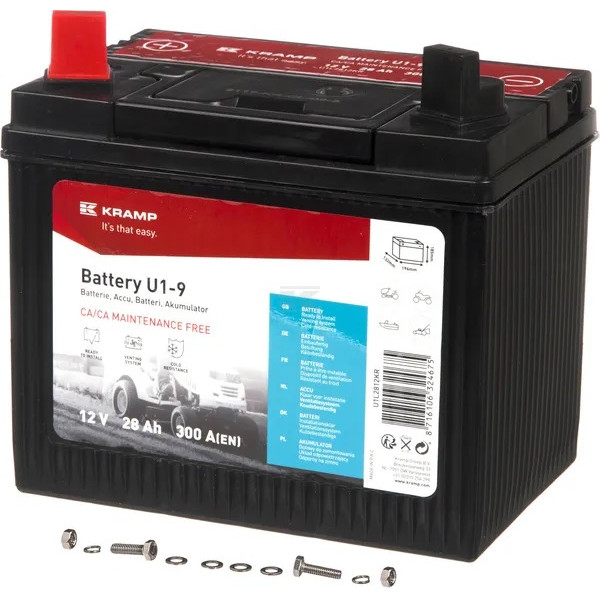 Batterie pour tondeuse autoportée U1L9MF + gauche
