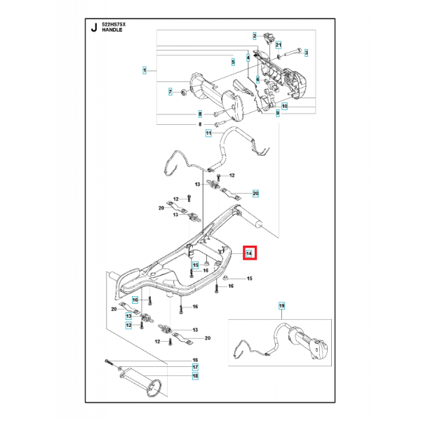 Cadre 593968901 HUSQVARNA