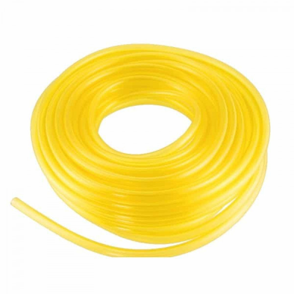 Durite jaune 1m translucide spéciale carburant  ø  int 3.5mm ø  ext 6.5mm 1 metre