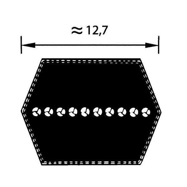 Courroie avancement AA94 MTD