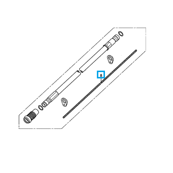 Arbre flexible UMR435T HONDA 41471VL5A12