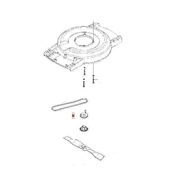 Poulie traction 577611101 HUSQVARNA