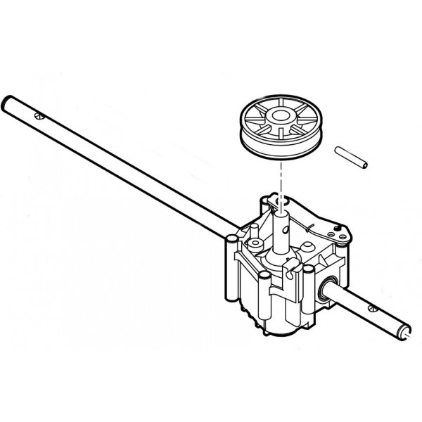 Boitier réducteur tondeuse STIHL 63616400100