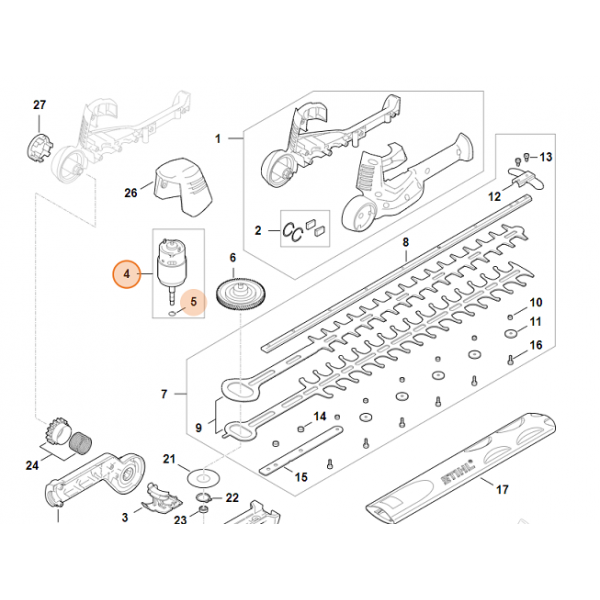 Moteur électrique HA016000203 STIHL