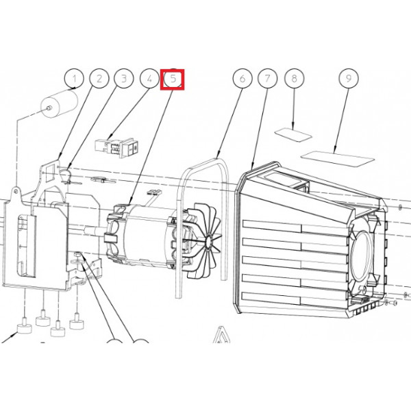 MOTEUR ATB 230V 3000W F10135 ELIET