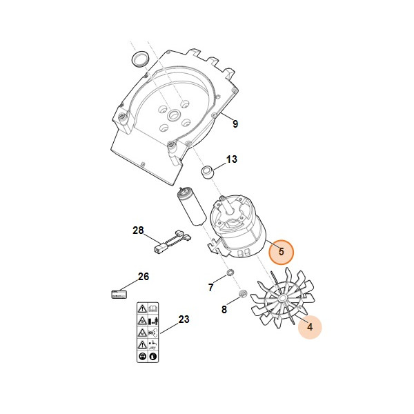 Moteur électrique 60086000216 STIHL