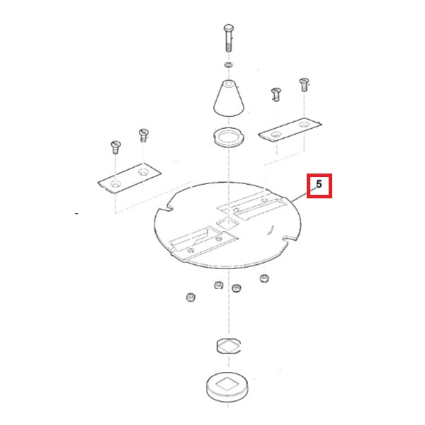 Plateau porte-couteaux 69037005102 STIHL