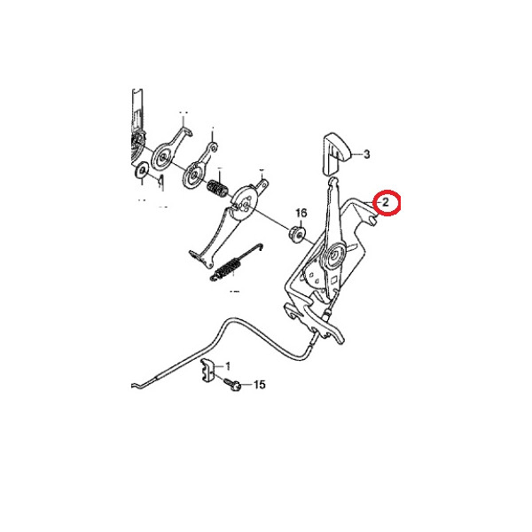 Cable d'accélérateur complet 17850VK7013  HONDA