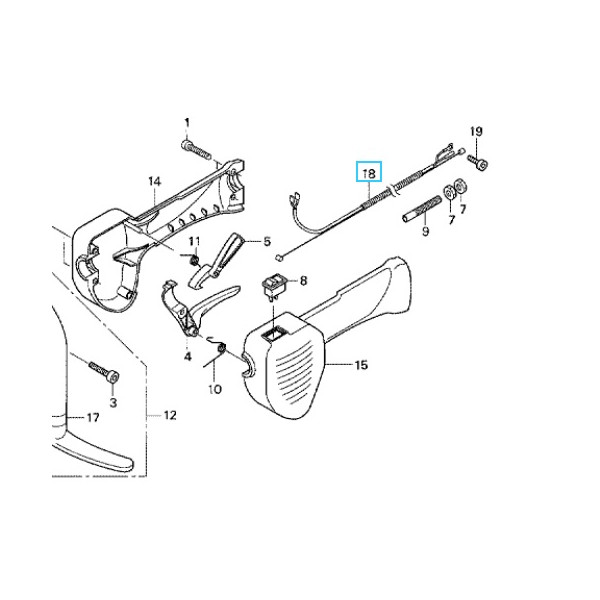 Cable accélérateur complet 80112VJ5013 HONDA