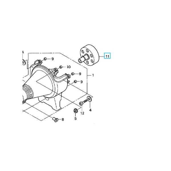 Cloche embrayage 80077VJ5003 HONDA