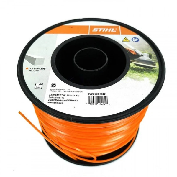 Fil nylon carré Ø 2.4 mm x 253.0 m STIHL