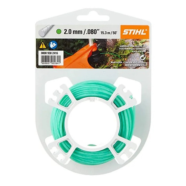 Fil nylon silencieux rond Ø 2.0 mm x 14.0 m STIHL