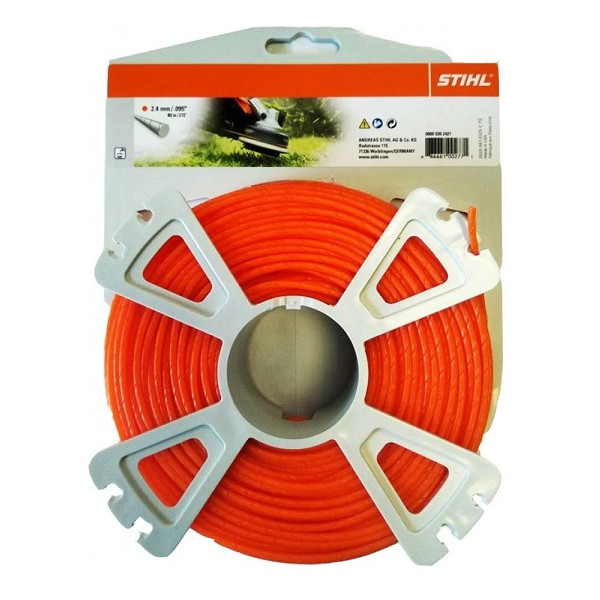 Fil nylon SILENCIEUX rond Ø 2.4 mm x 83 m STIHL